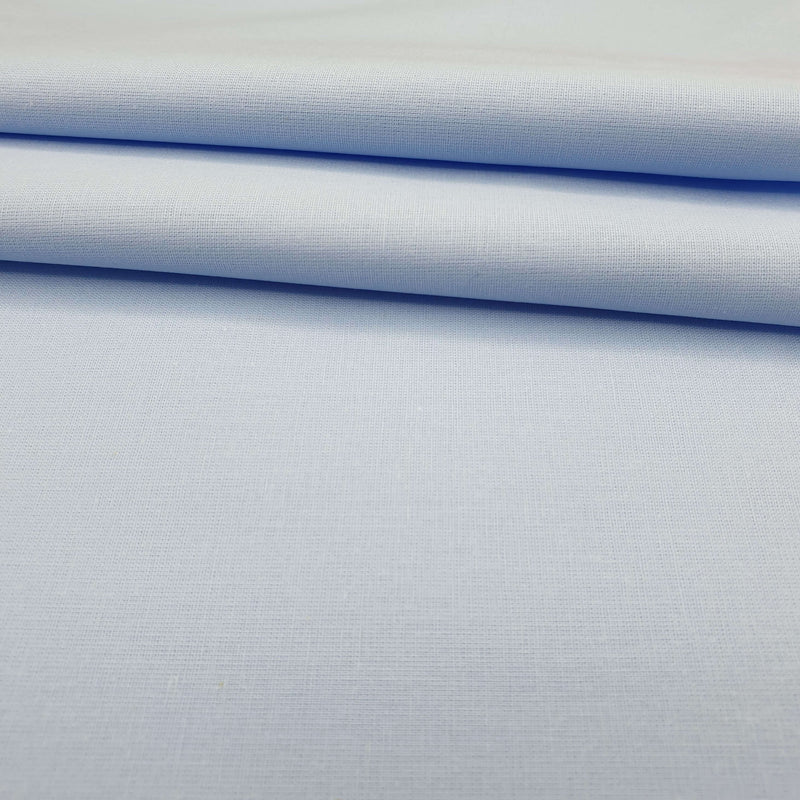 Percalline Coton H 290 cm - BLEU CLAIR