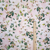 Cotone Fondo Panama Digital H 160 cm - MAGNOLIA/ROSA