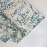 Tissu Toile de Jouy H 280 cm - PAPIER SUCRE/ECRU