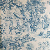 Tissu Toile de Jouy H 280 cm - PAPIER SUCRE/ECRU