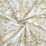 Toile de Jouy-Stoff H 280 cm – SAND/ECRU