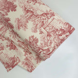 Toile de Jouy-Stoff H 280 cm – ROT/ECRU