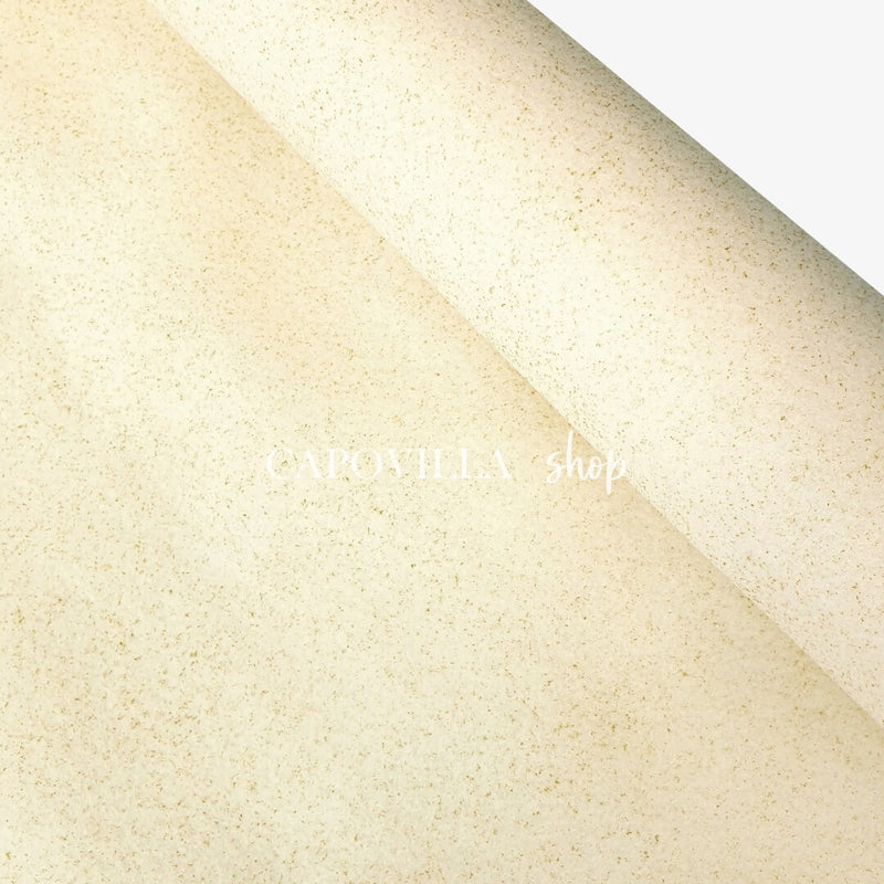 Pannolenci CREAM GLITTER GOLD - coupe minimum ou multiples de 25 x 175 cm