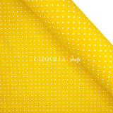 Pannolenci Stampato H 180 cm - GIALLO/POIS BIANCHI