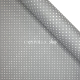 Pannolenci Stampato H 180 cm - GRIGIO CHIARO/POIS BIANCHI