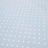 Pannolenci imprimé - CIEL BLANC/POLKA POIS - coupe minimum ou multiples de 25 x 180 cm