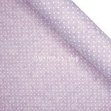 Pannolenci Stampato H 180 cm - VIOLETTA/POIS BIANCHI