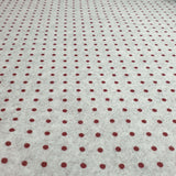 Pannolenci Stampato H 180 cm - LANA/POIS BORDEAUX