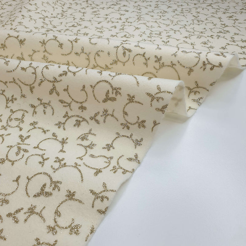 Pannolenci CREME RAMI GOLD - H160 cm