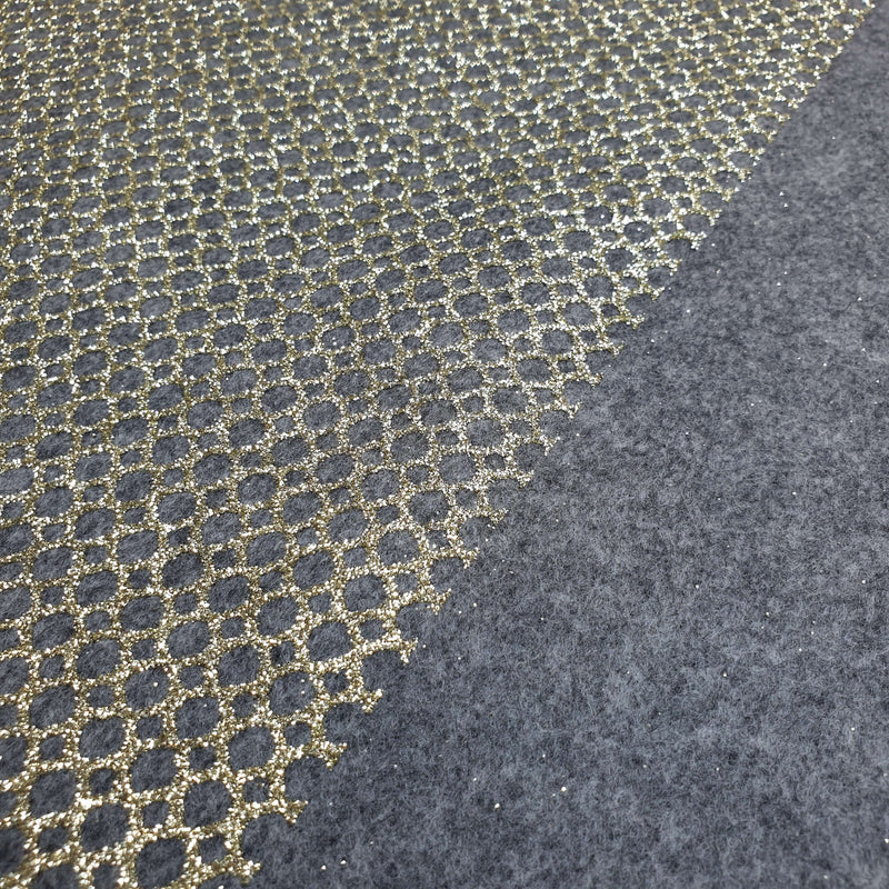 Pannolenci H 160 cm - INDIANO NIDO D'APE GLITTER ORO