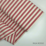 Collezione "Riga, quadretto e unito" H 180 cm - ROSSO