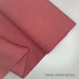 Collezione "Riga, quadretto e unito" H 180 cm - ROSSO