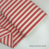 Collezione "Riga, quadretto e unito" H 180 cm - ROSSO VIVO