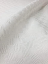 Torchon broderie pur coton - CARRÉ BLANC