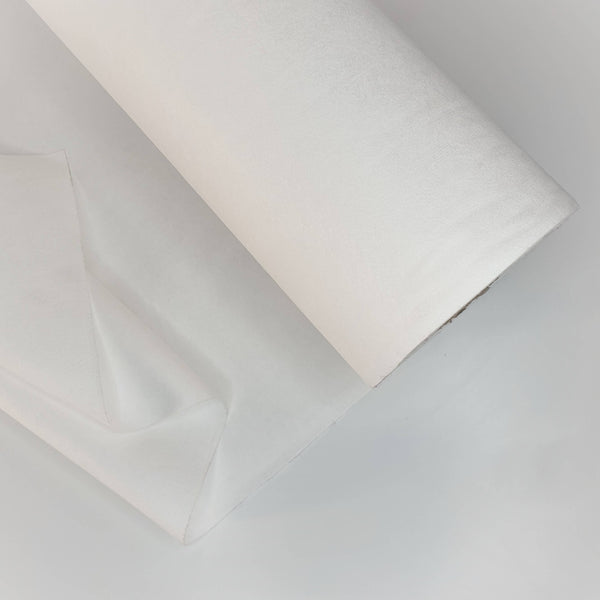 Tissu polyester - BLANC LAIT - coupe minimum ou multiples de 25 x 150 cm