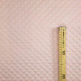 Piqué de coton matelassé H 140 cm - ROSE BABY