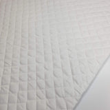 Matelassé en coton piqué H 140 cm - BLANC BLANC