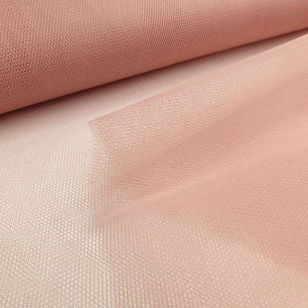 Tulle H 280 cm - VIEUX ROSE