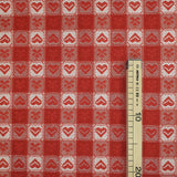 Tissu Tyrolien - ROUGE H 180 cm