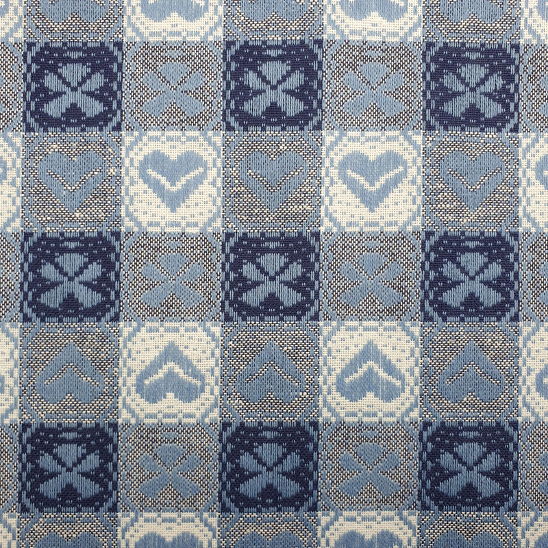 Tissu Tyrolien - BLEU H 180 cm