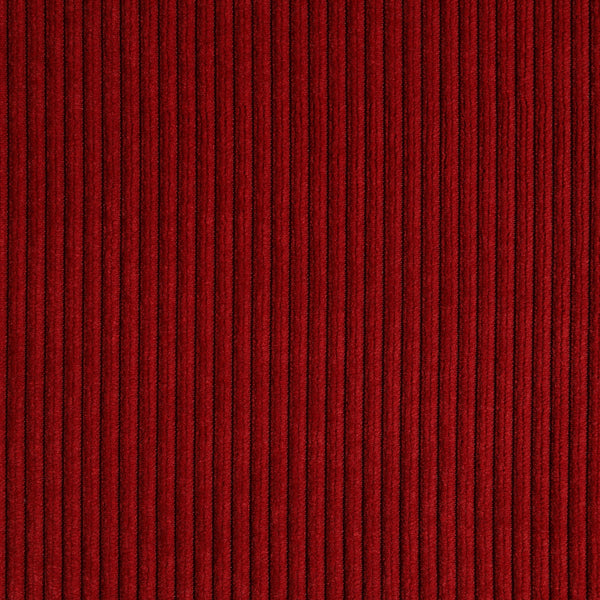 Velluto a coste H 145 cm - ROSSO