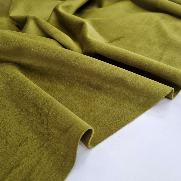 Velluto Liscio H 150 cm - VERDE PISTACCHIO