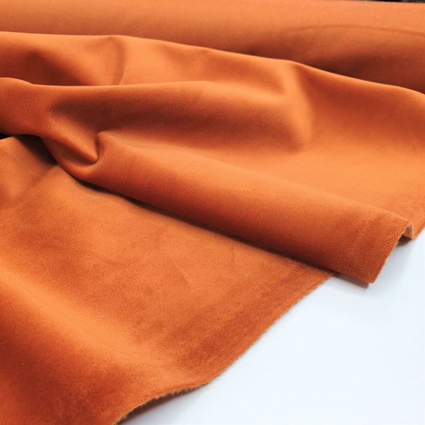 Velluto Liscio H 150 cm - ARANCIO