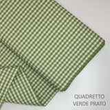 Collezione "Riga, quadretto e unito" H 180 cm - VERDE PRATO