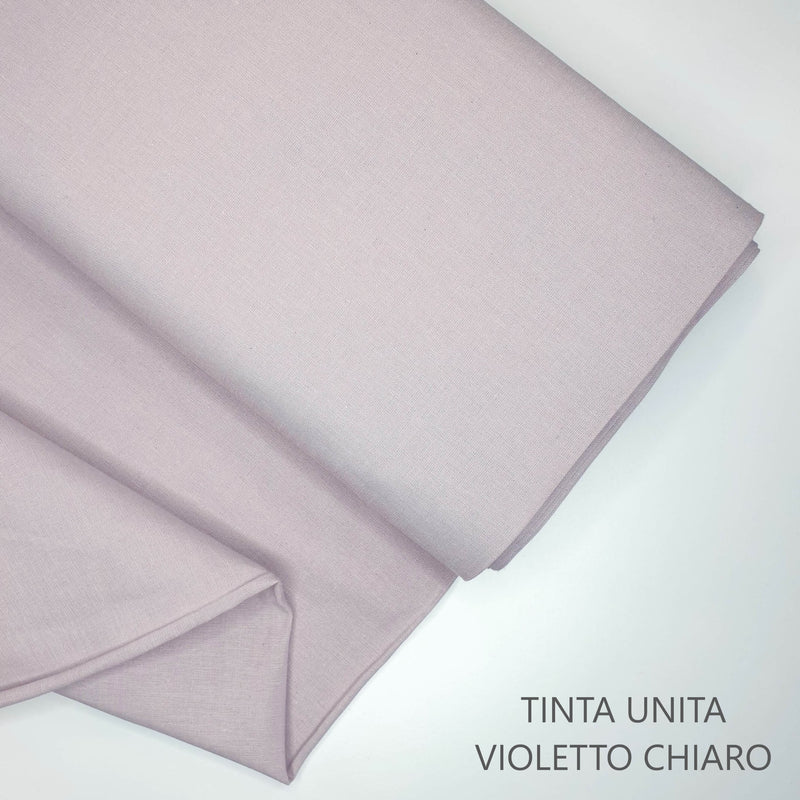 Collezione "Riga, quadretto e unito" H 180 cm - VIOLETTO CHIARO